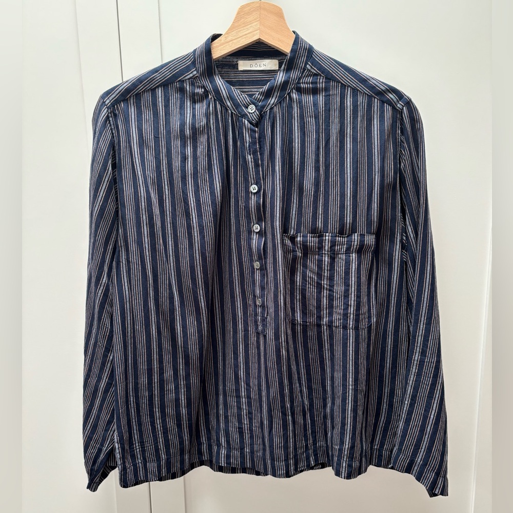 Doen Oakley Top in Sorrento Stripe - Picture 3 of 12